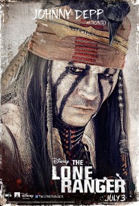 Lone Ranger movie Depp Poster